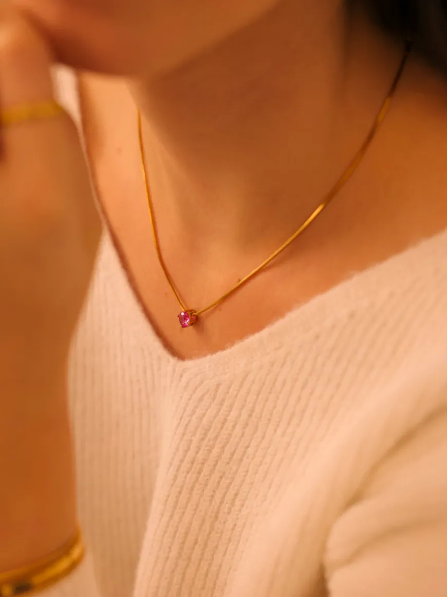 Crystal Delight Ruby Kette