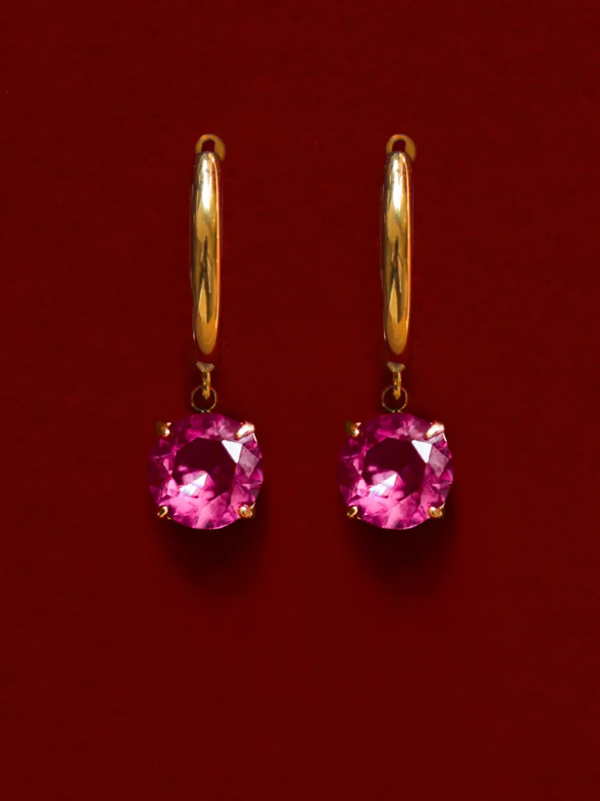 Crystal Delight Ruby Ohrringe