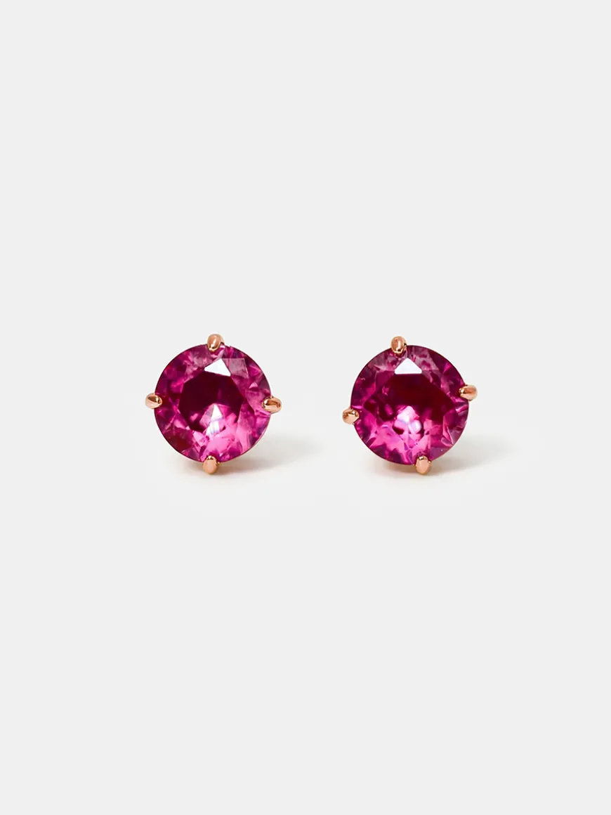 Crystal Delight Ruby Small Stub-Ohrringe
