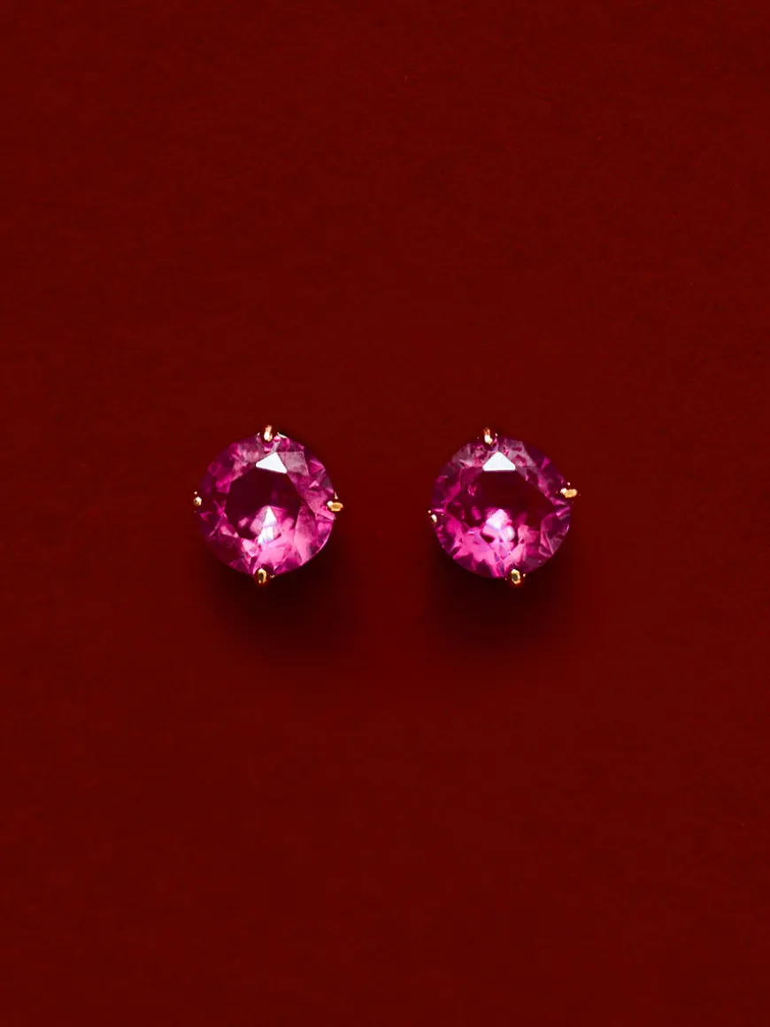 Crystal Delight Ruby Small Stub-Ohrringe