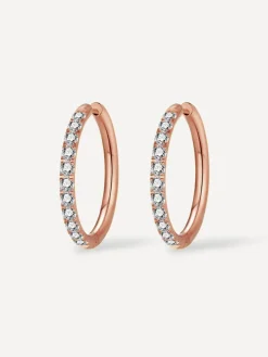 CRYSTALIZED SHINE HOOP LARGE Ohrringe