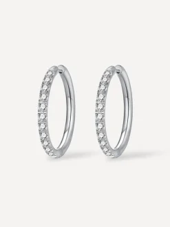 CRYSTALIZED SHINE HOOP LARGE Ohrringe