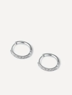 CRYSTALIZED SHINE HOOP Medium Ohrringe