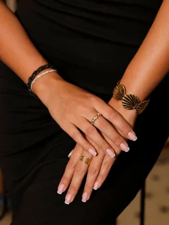 Crystal Pearl Ring
