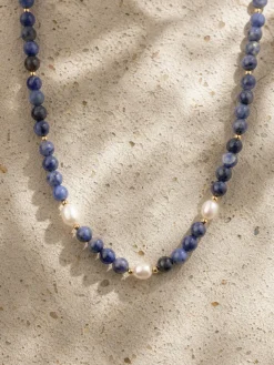 Dawn Pearl Dark Blue Kette