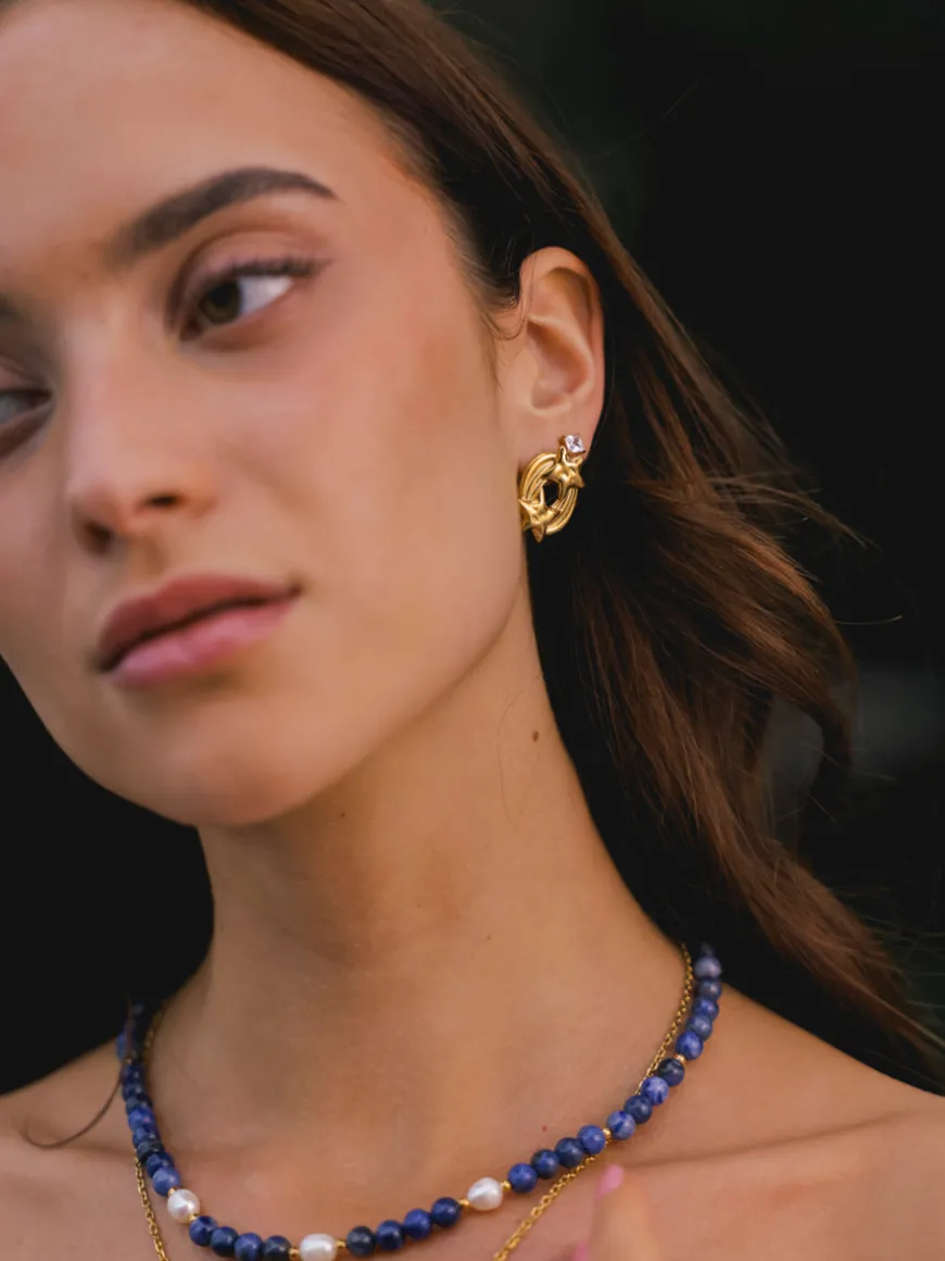 Dawn Pearl Dark Blue Kette