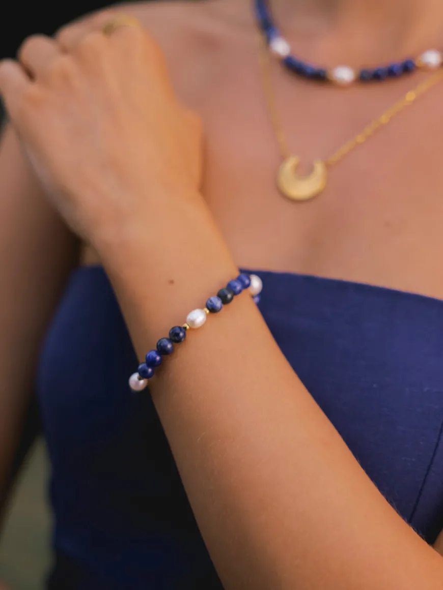 Dawn Pearl Dark Blue Set
