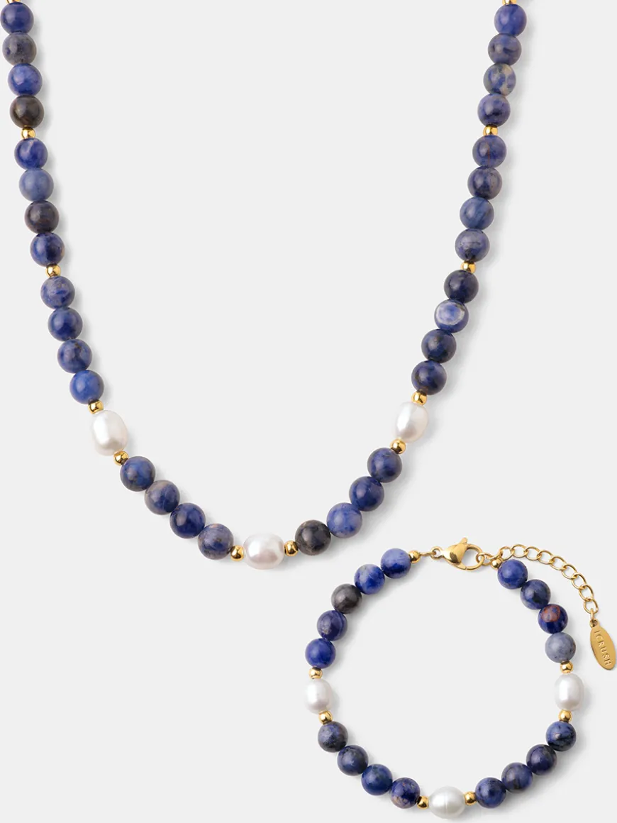 Dawn Pearl Dark Blue Set