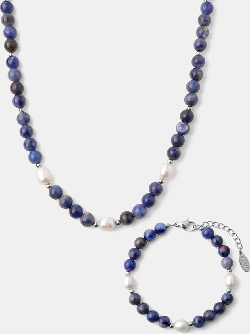 Dawn Pearl Dark Blue Set