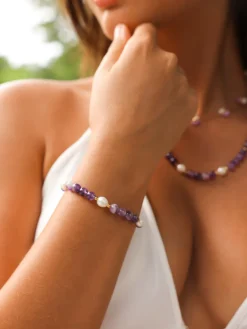 Dawn Pearl Purple ARMBAND