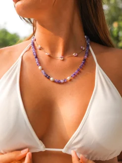 Dawn Pearl Purple Kette