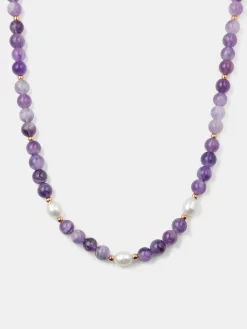 Dawn Pearl Purple Kette