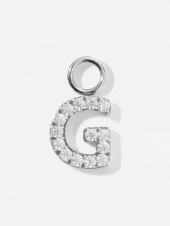 Dazzling Letter Ohrring-Charms
