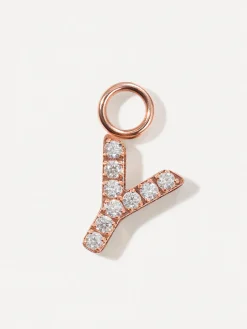 Dazzling Letter Ohrring-Charms
