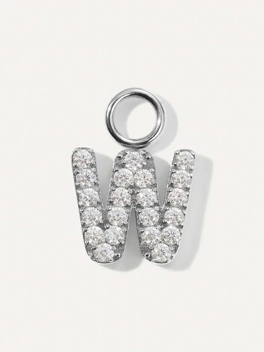 Dazzling Letter Ohrring-Charms