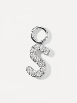 Dazzling Letter Ohrring-Charms