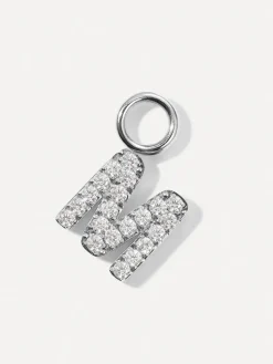 Dazzling Letter Ohrring-Charms