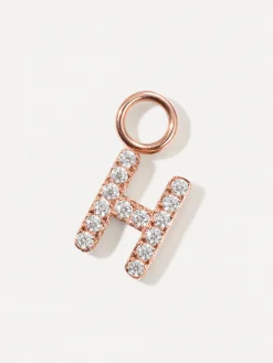 Dazzling Letter Ohrring-Charms