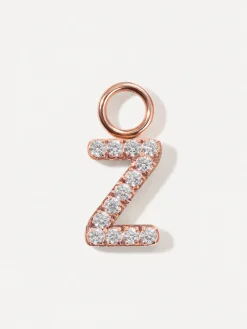 Dazzling Letter Ohrring-Charms