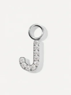 Dazzling Letter Ohrring-Charms