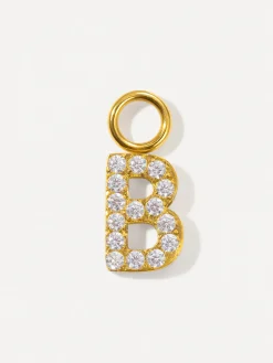 Dazzling Letter Ohrring-Charms