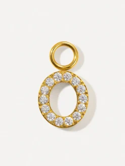 Dazzling Letter Ohrring-Charms