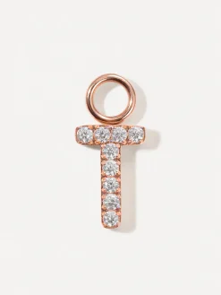 Dazzling Letter Ohrring-Charms