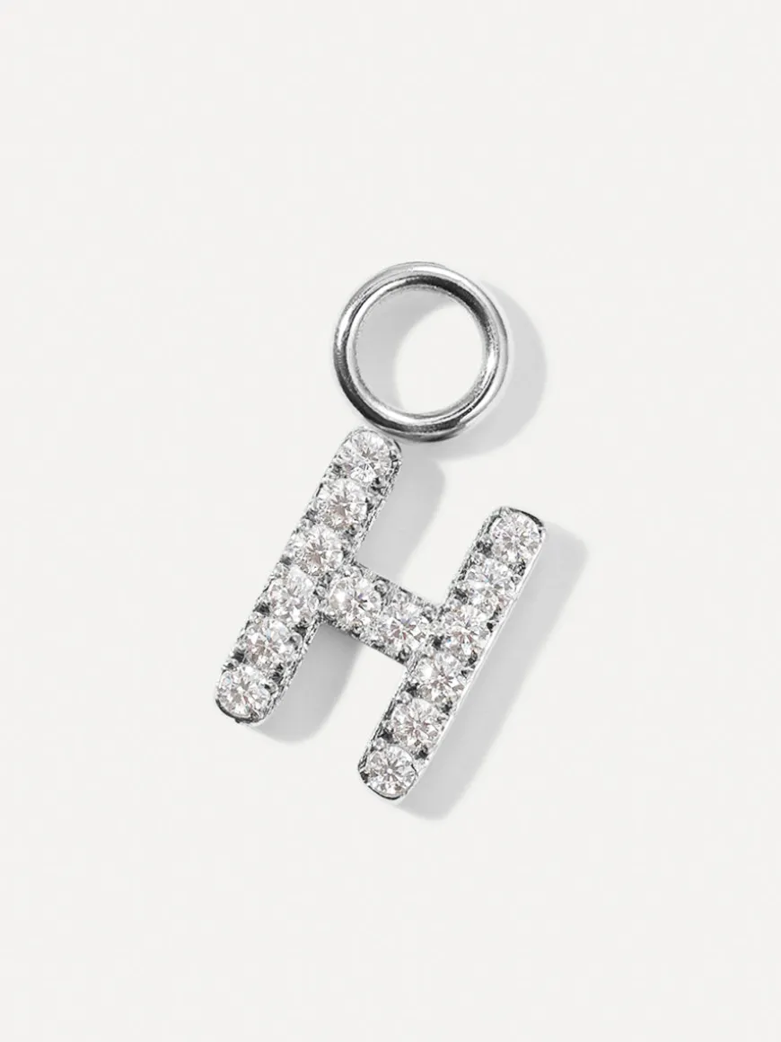 Dazzling Letter Ohrring-Charms