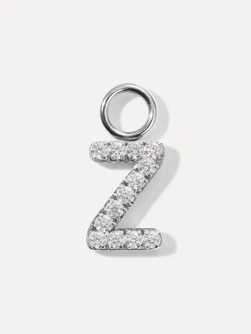 Dazzling Letter Ohrring-Charms