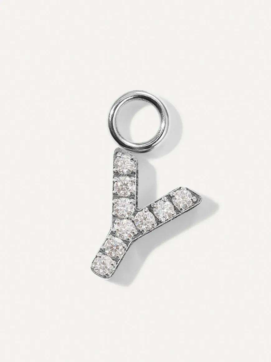 Dazzling Letter Ohrring-Charms