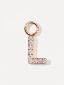 Dazzling Letter Ohrring-Charms