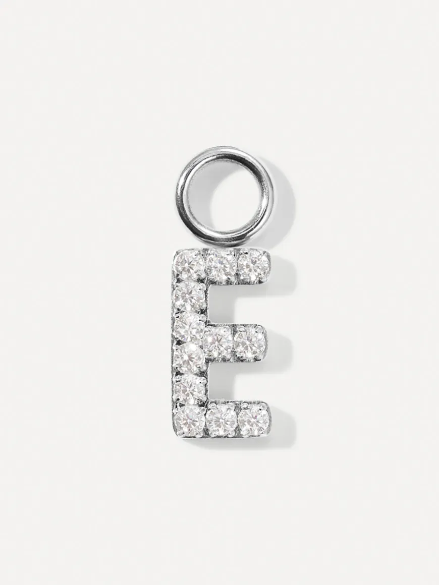 Dazzling Letter Ohrring-Charms