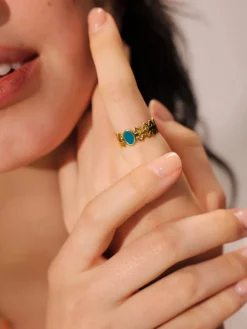 Delicate Blue Ring