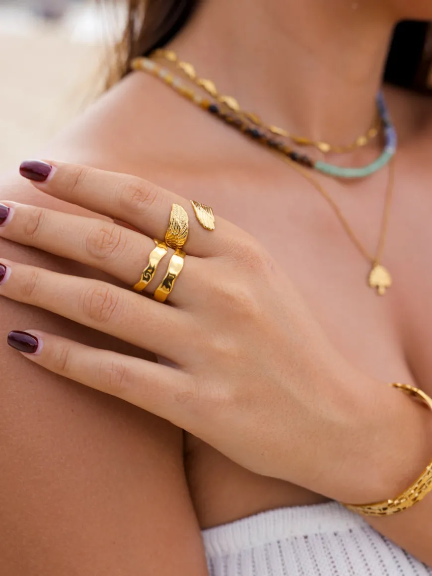 Delicate Feather Ring
