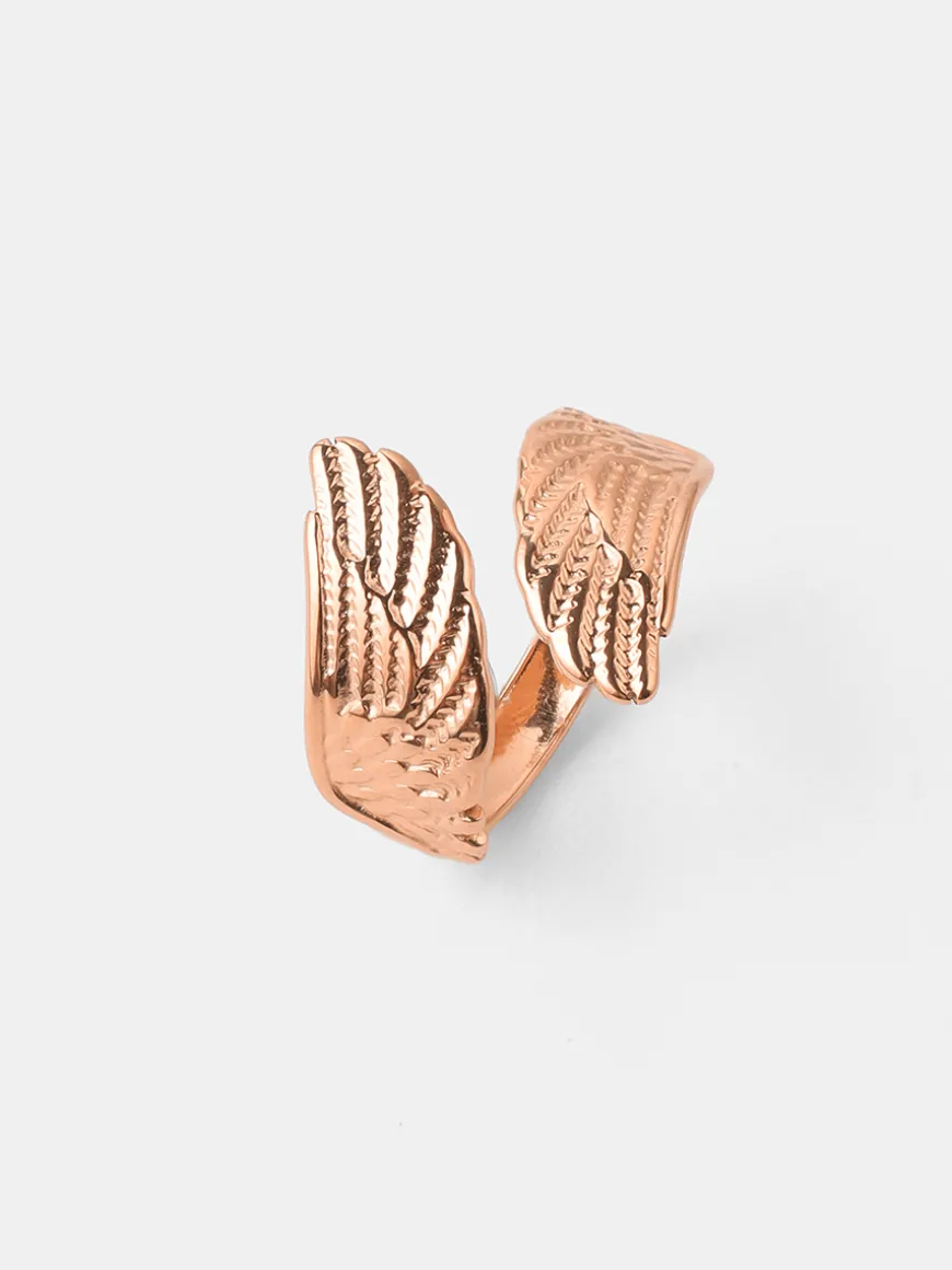 Delicate Feather Ring