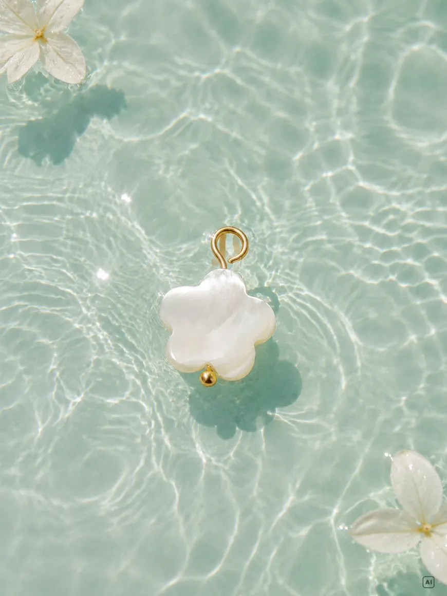 Delicate Flower Ohrring-Charm
