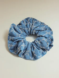 Denim Fairy Scrunchie Blue