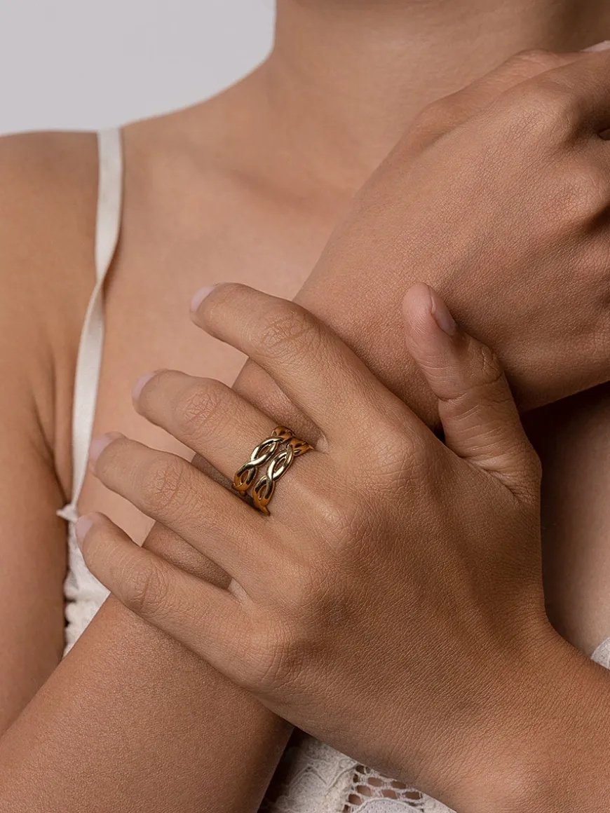 Double Twist Ring