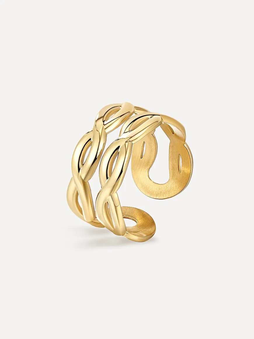 Double Twist Ring