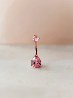 Dreamy Glow Pink Titan Bauchnabelpiercing