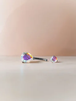 Dreamy Glow Rainbow Titan Bauchnabelpiercing
