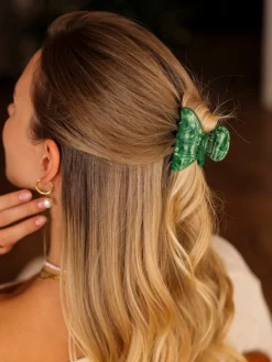 Dreamy Vibe Haarklammer Green Marble