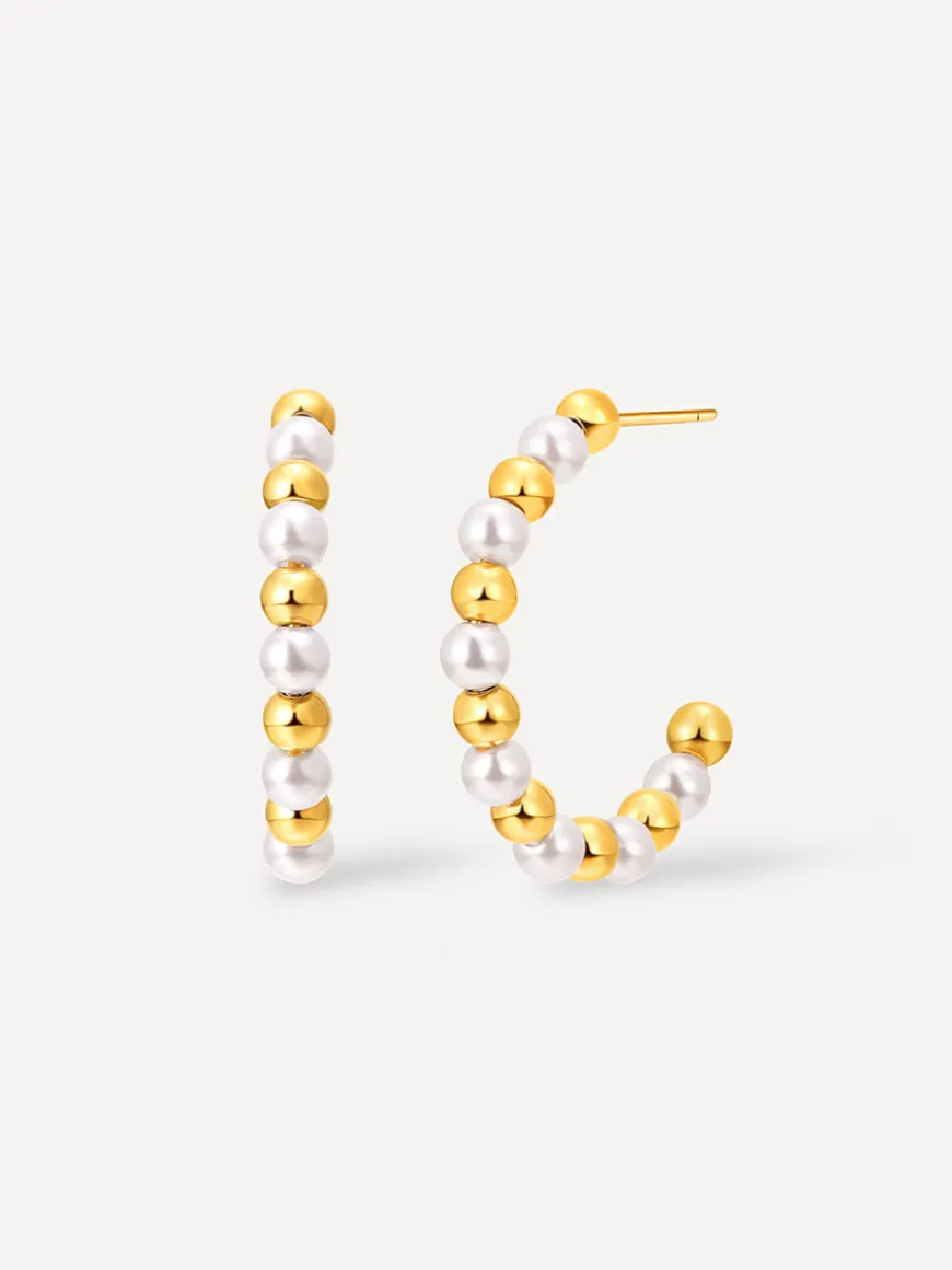 Dual Shine Pearl Ohrringe