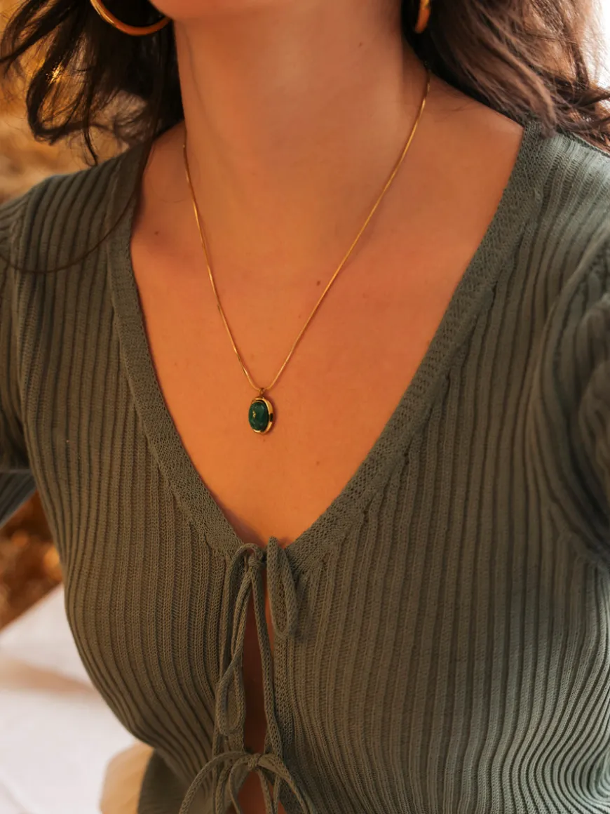 Echoing Dream Dark Green Kette