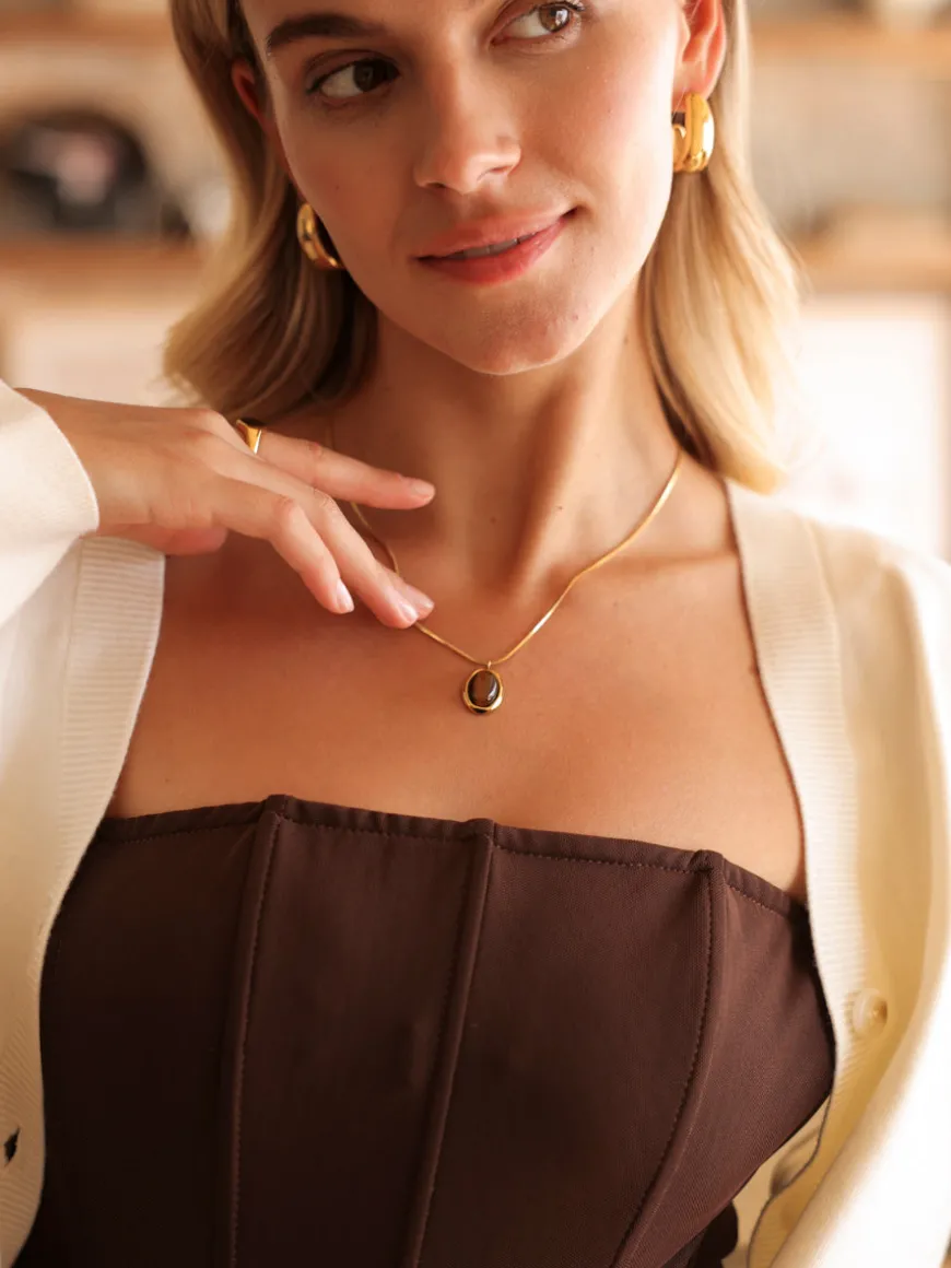 Echoing Dream Tiger's Eye Kette