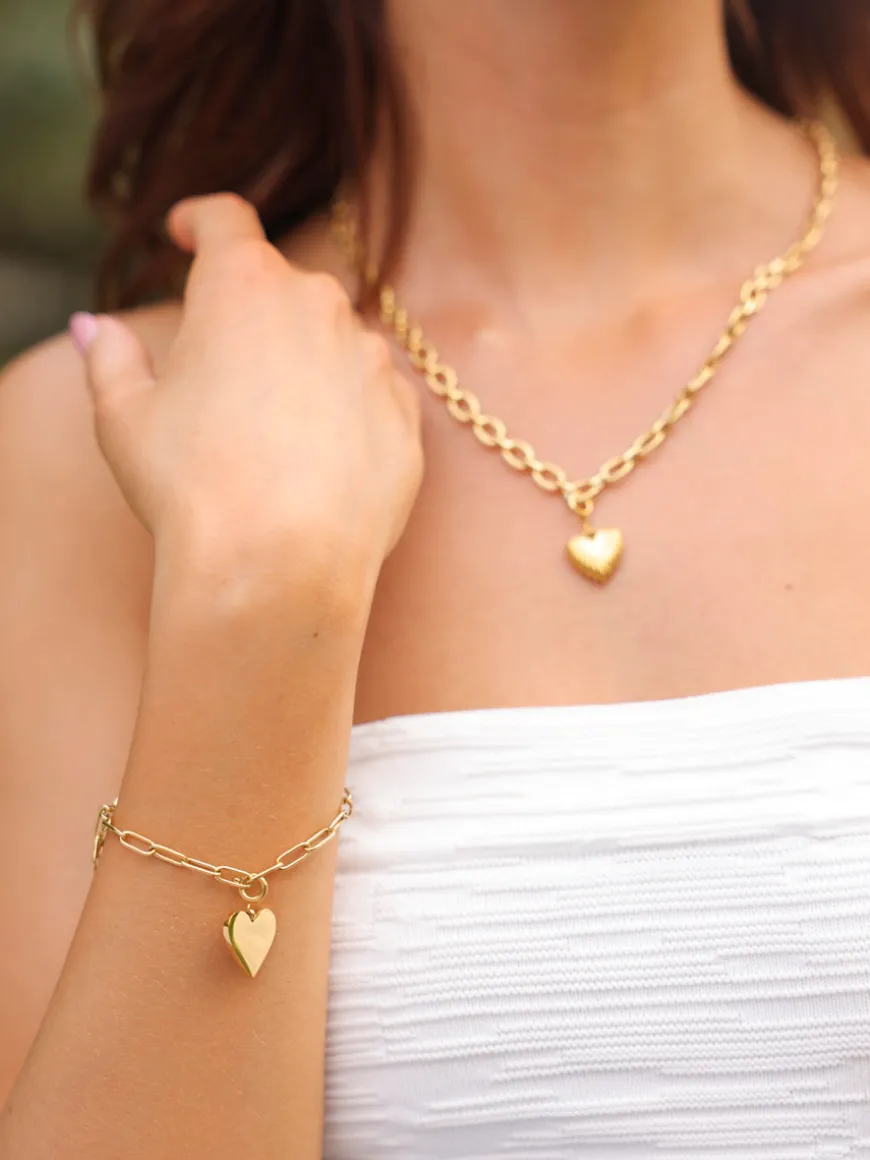 Elegant Heart Ketten-Charm