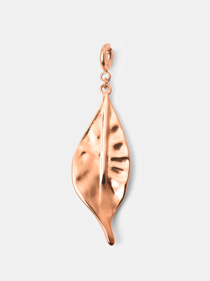 Elegant Leaf Ketten-Charm