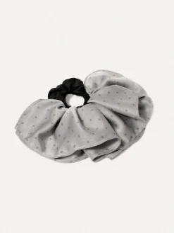 Elegant Polka Scrunchie