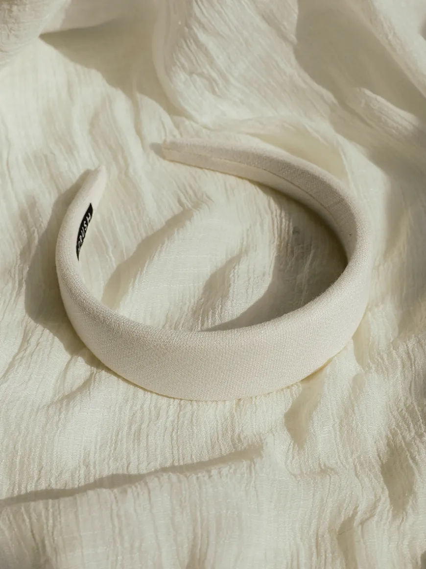 Elegant White Haarreif