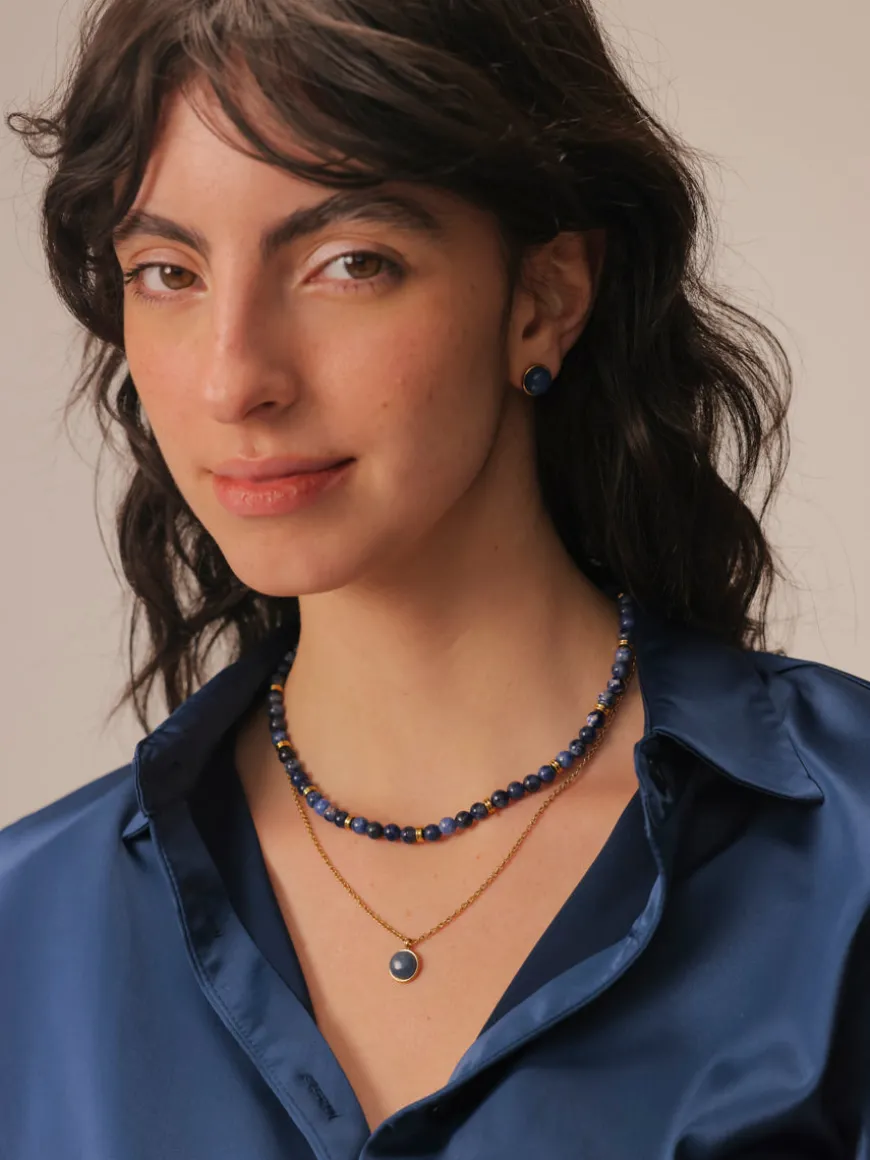 Enchanted Moments Dark Blue Kette